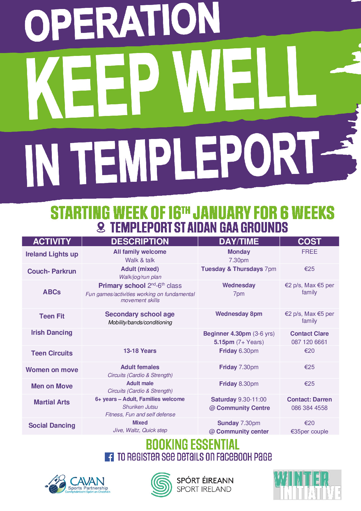 Templeport Operation Keep Well