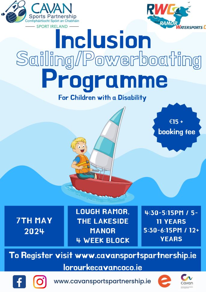 Inclusion Sailing/Powerboating Programme for Children with a Disability